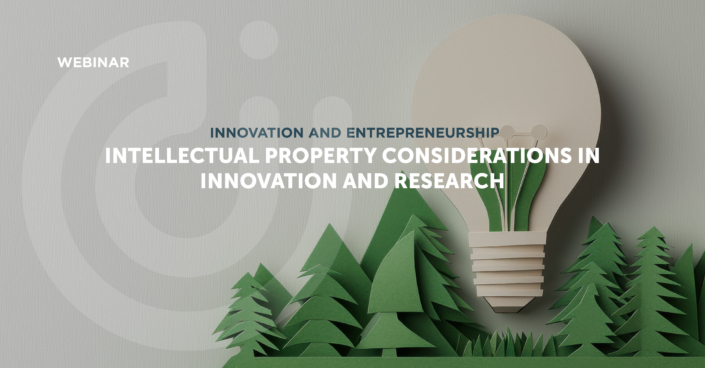 Intellectual Property considerations in Innovation and research