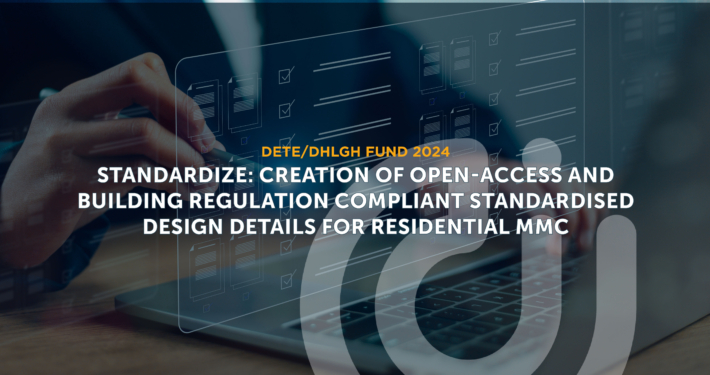 STANDARDIZE: CREATION OF OPEN-ACCESS AND BUILDING REGULATION COMPLIANT STANDARDISED DESIGN DETAILS FOR RESIDENTIAL MMC abstract cover for STANDARDIZE: CREATION OF OPEN-ACCESS AND BUILDING REGULATION COMPLIANT STANDARDISED DESIGN DETAILS FOR RESIDENTIAL MMC
