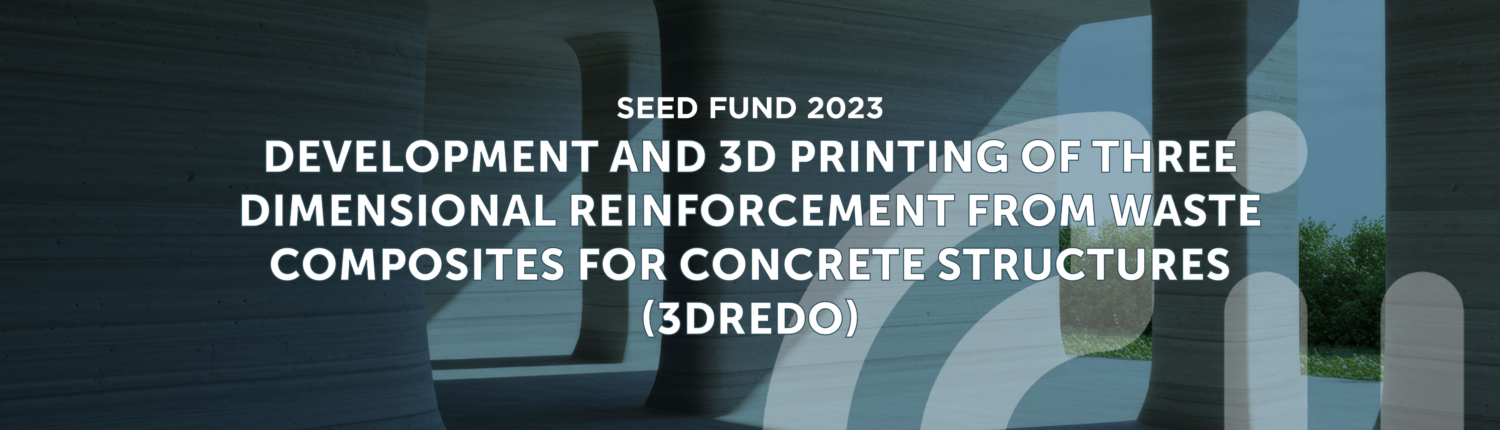 3DREDO Cover 3DREDO project site - abstract image of concrete structure