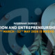 Webinar cover abstract and dates